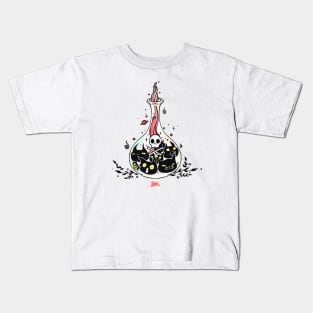 Cute Magic Potion Bottle Full Of Black Cats Kids T-Shirt